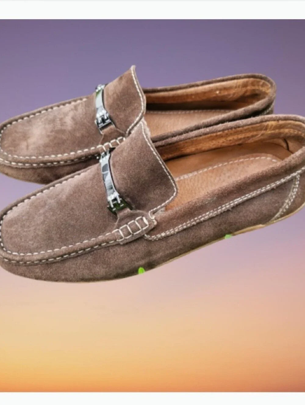 FRATELLI BROWN SUADE LOAFERS, LEATHER LOAFERS , BROWN LOAFERS